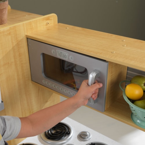 Kidkraft uptown natural wooden play kitchen sales