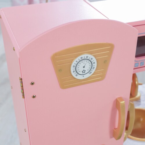 KidKraft Limited Edition Vintage Kitchen - Pink & Gold Perspective: right