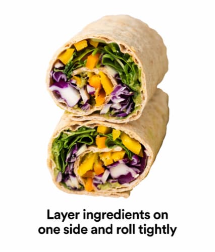 Atoria's Family Bakery Lavash with Whole Grain & Flax Flatbread 3-Packs of 5 Flatbread (15) Perspective: right
