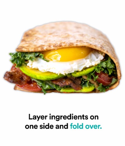 Cauliflower & Coconut Mini Lavash Flatbread 4-Packs of 6 Flatbread (24 Flatbread) Perspective: right