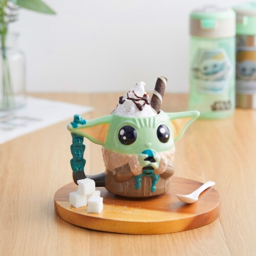 Zak! Designs Star Wars Mandalorian The Child Ceramic Sculpted Mug Perspective: right