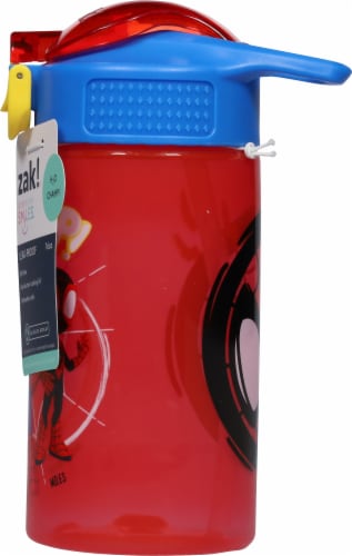 Zak!® SpiderMan Water Bottle with Straw Perspective: right