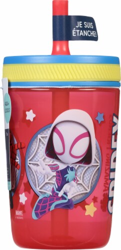 Zak! Designs SpiderMan Spidey & His Amazing Friends Leafproof Straw Tumbler Perspective: right