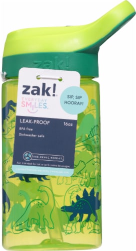 Zak!® Designs Dino Camo Plastic Water Bottle Perspective: right