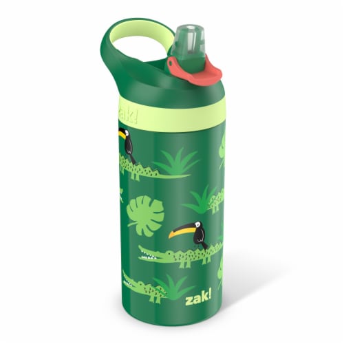 Zak! Designs Jungle Joy Double Walled Stainless Steel Water Bottle Perspective: right