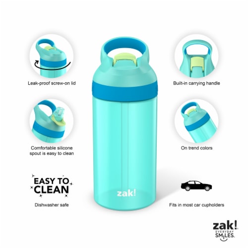 Zak! Designs Charcoal Leak-Proof Water Bottle, 64 oz - Fry's Food