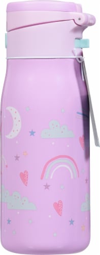 Zak! Designs® Fanciful Unicorn Stainless Steel Double Wall Vacuum Pasco Bottle Perspective: right
