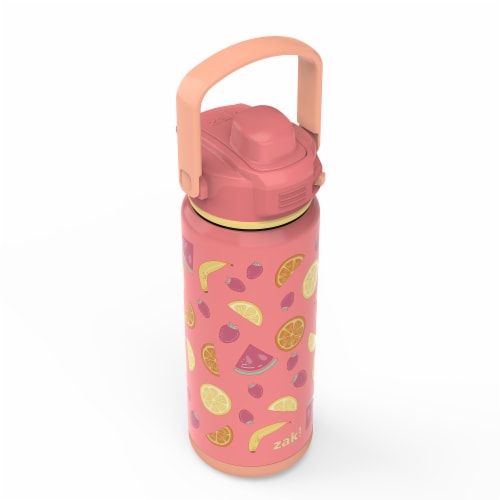 Happy Fruit Antimicrobial Stainless Steel Double Wall Vacuum Beacon Bottle Perspective: right