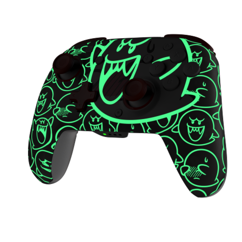 PDP REMATCH™ GLOW Wireless Controller Boo Hoo with Motion Nintendo Switch/Switch Lite - OLED Model Perspective: right