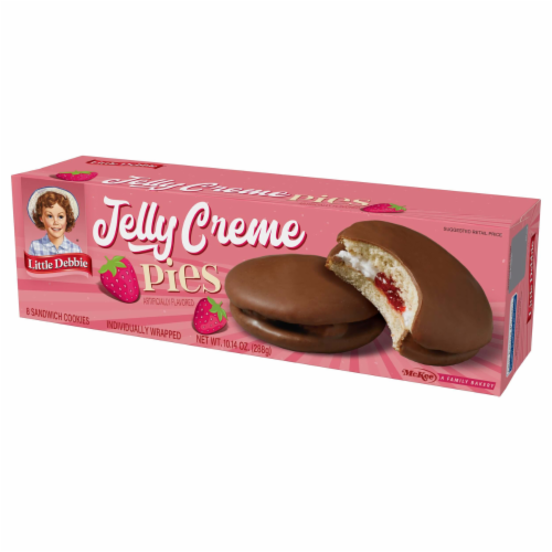 Little Debbie Jelly Crème Pies, 4 Boxes, 32 Individually Wrapped Cakes ...