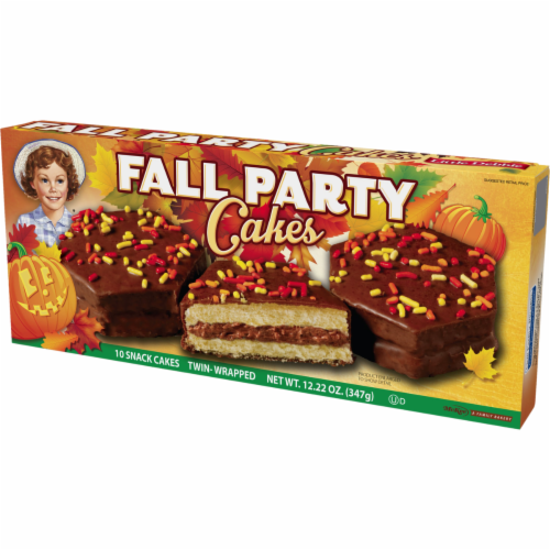 Little Debbie Fall Party Cakes, Chocolate, 4 Boxes, 20 Twin Wrapped Cakes Perspective: right