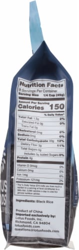 Lotus Foods Organic Forbidden Rice Perspective: right