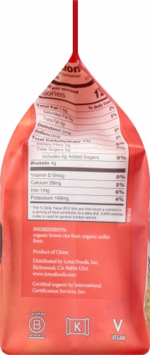 Lotus Foods Millet & Brown Rice Ramen Perspective: right