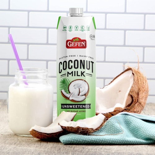 Gefen® Gluten-Free Dairy-Free Unsweetened Coconut Milk Perspective: right