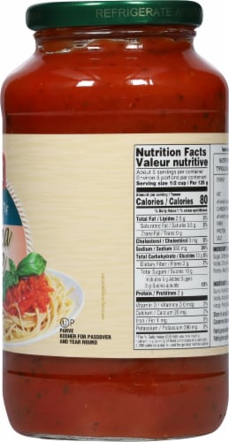 Gefen® Marinara Style Vodka Pasta Sauce Perspective: right