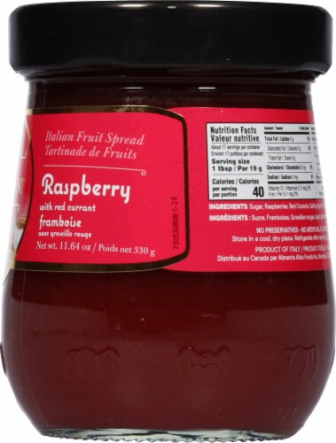 Tuscanini Raspberry Italian Fruit Spread Perspective: right