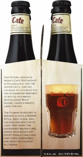 Monk's Cafe Flemish Sour Ale Beer Perspective: right