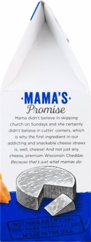 Mama Geraldine's Aged Cheddar Cheese Straws Perspective: right