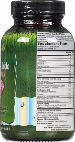 Irwin Naturals Steel-Libido for Women Liquid Soft-Gels Perspective: right