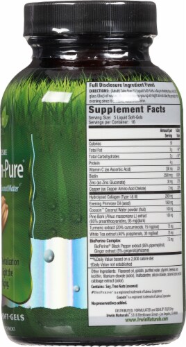 Irwin Naturals Deep Tissue Collagen-Pure with Coconut Water Dietary Supplement Perspective: right