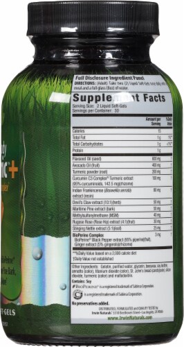 Irwin Naturals Whole-Body Turmeric + Liquid Soft-Gels Perspective: right