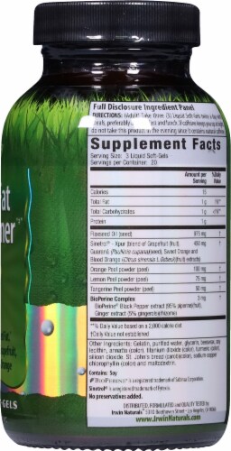 Irwin Naturals® Stored-Fat Belly Burner® Liquid Soft-Gels Perspective: right