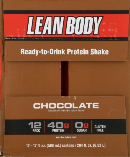 Labrada® Lean Body Ready-to-Drink Chocolate Protein Shake Perspective: right