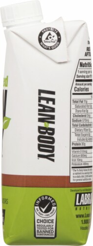 Labrada Lean Body® Plant Based Chocolate Shake Perspective: right