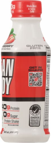 Lean Body® Strawberry Protein Shake Perspective: right