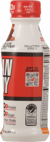 Lean Body Chocolate Peanut Butter Protein Shake Perspective: right
