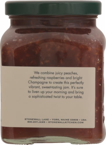 Stonewall Kitchen Raspberry Peach Champagne Jam Perspective: right