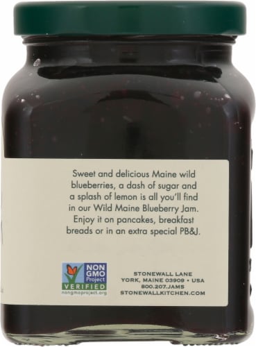 Stonewall Kitchen Wild Maine Blueberry Jam Perspective: right