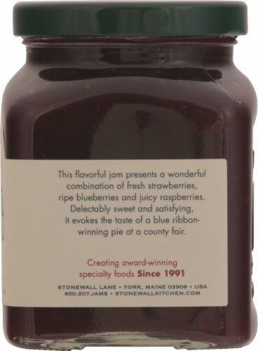 Stonewall Kitchen Mixed Berry Jam Perspective: right