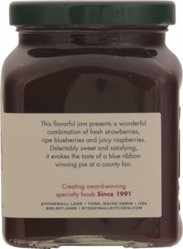 Stonewall Kitchen Mixed Berry Jam Perspective: right