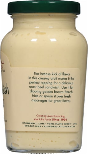 Stonewall Kitchen Horseradish Aioli Perspective: right