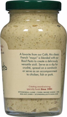 Stonewall Kitchen Basil Pesto Aioli Dip & Spread Perspective: right