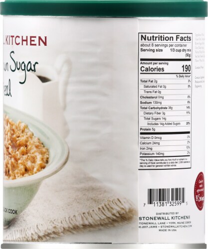 Stonewall Maple Brown Sugar Oatmeal Perspective: right