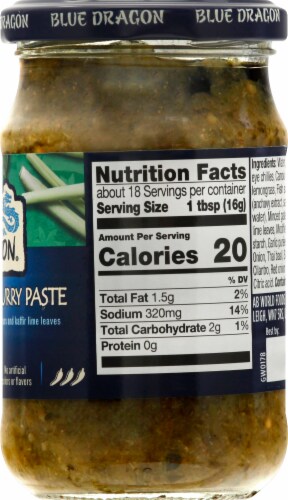 Blue Dragon® Thai Green Curry Paste Perspective: right