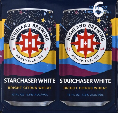 Highland Brewing Company Star Chaser White Perspective: right