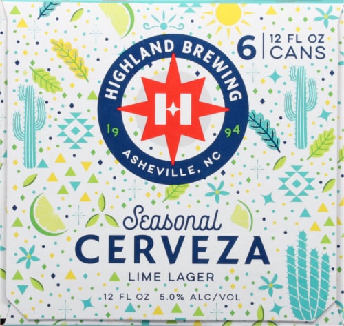 Highland Brewing Seasonal Berryful Fruited Ale Craft Beer Cans Perspective: right
