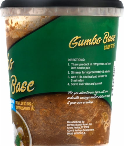Heritage Cajun Style Gumbo Base Perspective: right