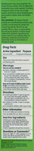 The Natural Dentist Antigingivitis/Antiplaque Peppermint Twist Toothpaste Perspective: right
