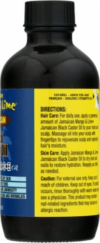 Jamaican Mango & Lime Black Castor Oil Perspective: right