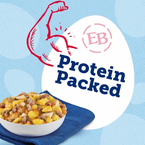 Eggland's Best Salsa, Bacon & Cheese Frozen Breakfast Bowl, 7 ounce Perspective: right