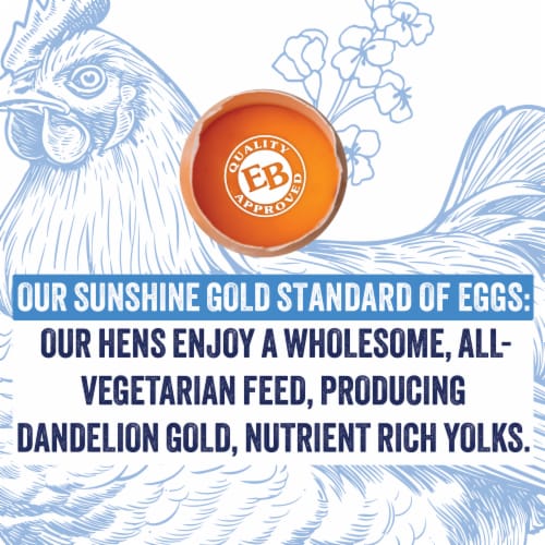 Eggland's Best Pasture Raised Organic Large Brown Eggs, 12 count Perspective: right