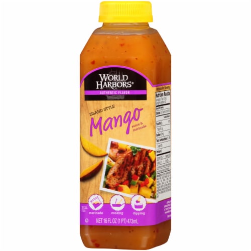 World Harbors Island Style Mango Sauce & Marinade Perspective: right