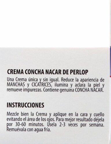 Concha Nacar 3 Blanca White Bleach Face Cream Perspective: right