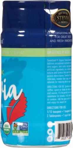 SweetLeaf® Sweetener Organic Stevia Sweetener Perspective: right