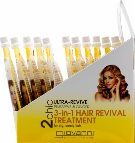 Giovanni 2chic Ultra-Revive Pineapple & Ginger 3-in-1 Hair Revival Treatment Perspective: right