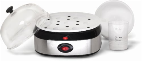 CHEFMAN - Electric Egg Cooker + Boiler, Quickly Makes 6 Eggs